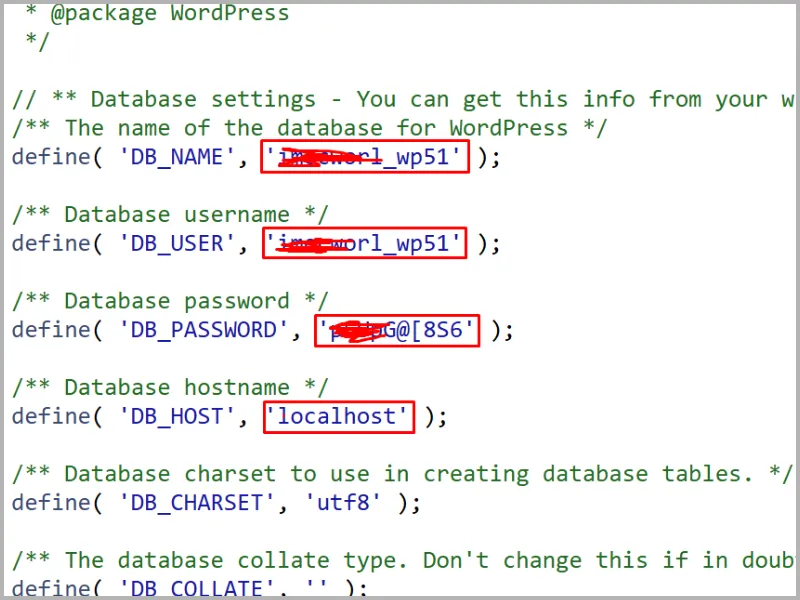 Wp Config File Info