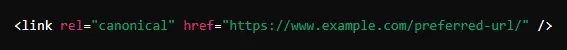 How does a canonical tag work?