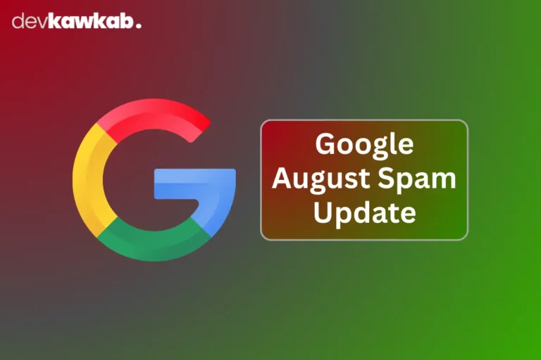 Google Rolls Out August Spam Update